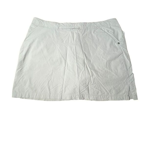 ISIS Women's Skort Khaki Beige Tan Pockets Stretch Size Large - Picture 4 of 14